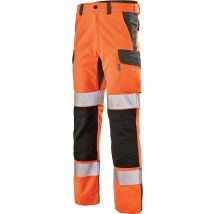 Pantalon Fluo Advanced 9b30 - Orange Fluo / Charcoal - 44 - Manutan Collectivités
