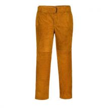 Pantalon De Soudage En Cuir Marron Clair Taille : S - Manutan Collectivités