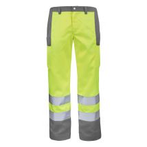 Pantalon Fluo Base Xp Jaune Fluo Gris Taille : 52/54 - Manutan Collectivités