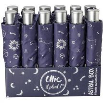 Parapluie Mini Automatique Imprimé Astral Léger - Lot De 12 - Manutan Collectivités