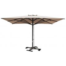Parasol Capri Dark 5 X 6 M Sans Volant - Toile Écru - Manutan Collectivités
