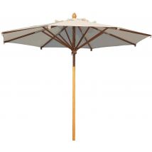 Parasol Palladio Standard Ø 3,5 M Sans Volant - Toile Écru - Manutan Collectivités