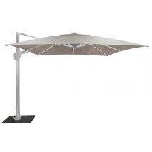 Parasol Déporté Elios 3 X 3 M Orientable - Blanc/crème - Manutan Collectivités