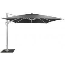Parasol Déporté Elios 3 X 3 M Orientable - Blanc/graphite - Manutan Collectivités
