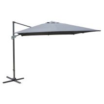 Parasol Déporté Nh20 3 X 3/4 M Inclinable Manivelle Taupe - Manutan Collectivités