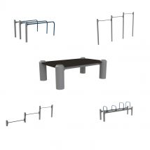 Parcours Street Workout 5 Modules - Manutan Collectivités