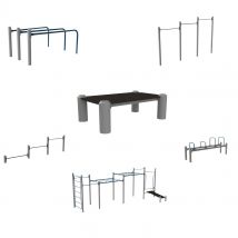 Parcours Street Workout 6 Modules - Manutan Collectivités