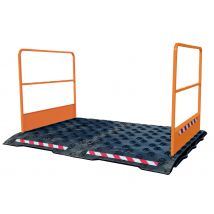 Passerelle De Chantier Polypropylène Noir 2 Rampants - Manutan Collectivités