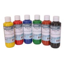 Peinture Tissu - Coffret Carton 6x250 Ml - Manutan Collectivités