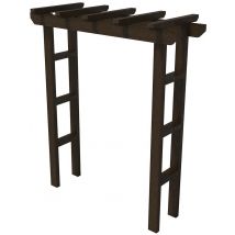 Pergola Simple Arche 72 X 180 Cm Hauteur 246 Cm À Sceller - Marron - Manutan Collectivités