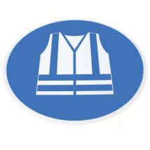 Pictogramme 430 Mm Bleu/blanc - Gilet Sécurité - Manutan Collectivités