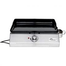 Plancha 2150 W - 300°c - Ipx4 Fonte Émaillée - Caisson Inox - Manutan Collectivités
