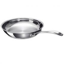 Poêle Lisse Inox 28 Cm - Chef - Beka Line - Manutan Collectivités