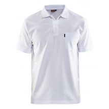 Polo - Blaklader - Taille : M - Blanc - Manutan Collectivités