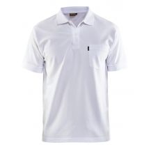 Polo - Blaklader - Taille : S - Blanc - Manutan Collectivités