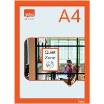 Porte-affiche Magnétique Autocollant - A4 - Orange - Manutan Collectivités
