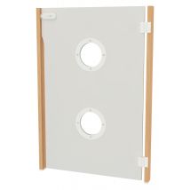 Portillon Double Hublot L980/1300mm Blanc-bessière - Manutan Collectivités