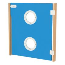 Portillon Double Hublot L980/h900mm Bleu-bessière - Manutan Collectivités
