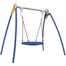 Portique 1 Balançoire Nid Masha - 3/12 Ans - Scellement Direct - Manutan Collectivités