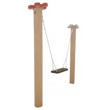 Portique Robinier Nature 1 Balançoire Scellement Direct - Manutan Collectivités