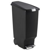 Poubelle Slim Step Can 40l, Coloris : Noir - Manutan Collectivités