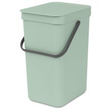 Poubelle Sort&go 12l, Brabantia, Jade - Manutan Collectivités