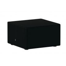 Pouf Shift+ Landscape 52,8 X 52,8 X 38 Cm - Stamskin Top Noir - Manutan Collectivités