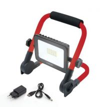 Projecteur Led Rechargeable Avec Support Pliable - Manutan Collectivités