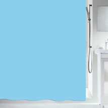 Rideau De Douche Polyester 180x200cm Bleu - Manutan Collectivités