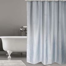 Rideau Douche Polyester 180x200cm Gris Clair - Manutan Collectivités