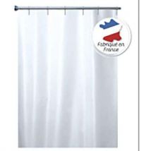 Rideau Polyester Uni Blanc Avec Anneaux - Arvix - Manutan Collectivités