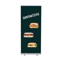 Roll-banner Budget 85-200 Ensemble Complet Sandwich - Manutan Collectivités