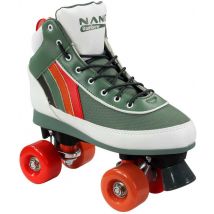 Roller Quad - Rainbow - Blanc/gris/rouge 38 - Manutan Collectivités