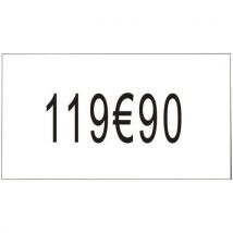 Rouleau 2500 Étiquettes Pour Étiqueteuse 1 Ligne - Lot De 8 - Manutan Collectivités