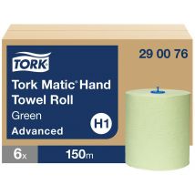Rouleau D'essuie-mains Tork Matic Vert Pour H1 - Manutan Collectivités
