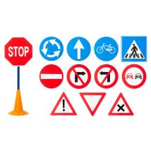 Set 12 Panneaux Routiers Géants - Manutan Collectivités