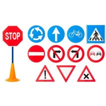 Set De 12 Panneaux De Signalisation Routière - Manutan Collectivités