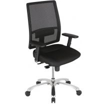 Siège De Bureau Bizzi Avec Accoudoirs 3d - Dossier Mesh - Noir - Nowystyl - Manutan Collectivités