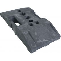 Socle Pour Panneaux De Signalisation Taliasign - 27kg - Manutan Collectivités