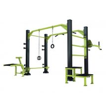 Station Compact Training 2.0 Barres Pour Parcours Sportif Freetness - Manutan Collectivités