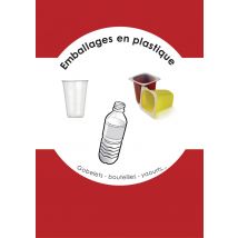 Sticker A4 Pour Plaque Signalisation ''emballages En Plastique'' - Manutan Collectivités