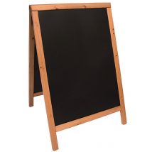 Stop Trottoir En Teck 129,5x71,5x7 Cm- Woody-securit - Manutan Collectivités