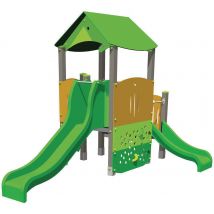 Structure 2 Tourelles Alu/polyester - Fixation Platines - Manutan Collectivités