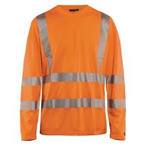 T-shirt Manches Longues Haute Visibilité Col V Taille M - Manutan Collectivités