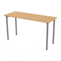 Table Géométra Rectangulaire 130x50 Cm Mélaminé T4 Hêtre - Manutan Collectivités