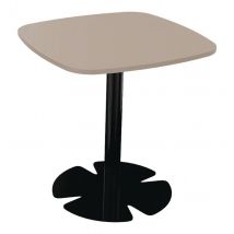 Table Host 60 X 60 X H 60 Cm Plt Argile Pied Tulipe Noir - Manutan Collectivités