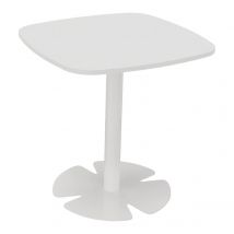 Table Host 60 X 60 X H 60 Cm Plt Blanc Pied Tulipe Blanc - Manutan Collectivités