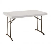 Table Pliante Lifetime 122x76cm - 4 Personnes - Manutan Collectivités