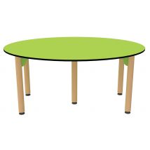 Table Zébulon Ovale 120 X 60 Cm T0 Coloris Vert Pomme - Manutan Collectivités