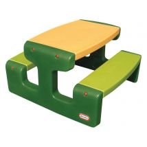 Table Banc Extèrieur Vert Et Orange - Manutan Collectivités